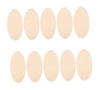 Gadpiparty 20 Pièces Oval Wooden Cutouts Unfinished Wood Slices For Crafts DIY Painting Oval Wood Pieces For Educational Art Projects And Creative Teaching Supplies