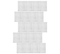 Gadpiparty 20 Pièces Pochette Étiquette Transparente PVC A5 Adhésive pour | Ouverture Supérieure, Protection des Notes et Fiches, Usage t Classeur, Lot Pratique