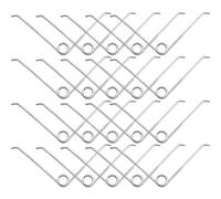 Gadpiparty 20 Ressorts de Remplacement Blancs pour Sécateurs à Lames Croisées en Acier Inoxydable, Accessoires pour Ébrancheurs Manuels, Pièces Détachées de Jardinage Compactes et Flexibles