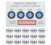 Gadpiparty 200 Cartes de Contrôle de L'humidité en Papier pour Détection Instantanée, Indicateur Thermosensible, pour Laboratoires et Armoires à Pharmacie