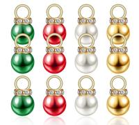 Gadpiparty 200 Pièces Boule de Noël Miniature Brillante, Finition Perle, | Ornement Léger et Réutilisable, Aspect Perlé Raffiné, Usage Extérieur, Espaces Commerciaux, Fête