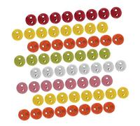 Gadpiparty 200 Pièces Mini boutons en alliage déco universal round alloy buttons White