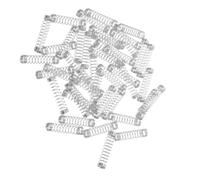 Gadpiparty 200 Pièces Ressort de Recharge pour Stylo 0.4mm en Acier | Micro-ressort de Compression Argenté, Soutien du Mécanisme, Usage Bureau et Dessins, pour Stylos Gel et Bille