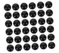 Gadpiparty 200 Pièces Yeux Demi-Ronds Noirs pour Loisirs Créatifs DIY Yeux Plastique pour Amigurumi Peluches et Poupées Artisanales
