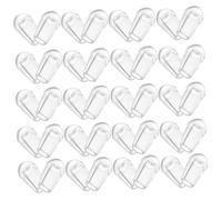 Gadpiparty 200pièces Embouts Lave-vaisselle Transparents Protections Rondes Pour Panier à Vaisselle Compacts Capuchons Durables Pour Extrémités De Supports