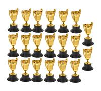 Gadpiparty 20Pcs Mini Trophées pour des Enfants Coupe du Trophée De Participation en Or Trophées en Plastique du Gagnant en Vrac pour des Filles Garçons