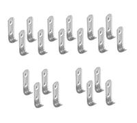 Gadpiparty 20pièces Clips De Support Acier Inoxydable Pour Étagères De Réfrigérateur Accessoires De Rangement Pratiques Pour Congélateur Et Réfrigérateur Faciles à Installer