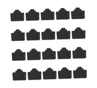 Gadpiparty 20pièces Couvercles De Anti-poussière pour Ports De Bouchons De pour Routeurs Et Switchs Prévention des Erreurs Réseau Et Débris Accessoire Pratique Flexible