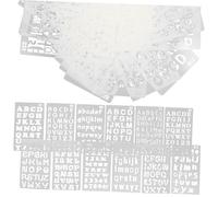 Gadpiparty 24 Pièces Pochoirs Alphabet pour Diy Gabarits de Lettres pour Peinture et Scrapbooking Modèles Pratiques pour Projets Artistiques et Graffiti