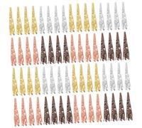 Gadpiparty 240pièces Capuchons De Perles Cone Pour Fabrication De Bijoux Accessoires Diy Colorés Pour Bracelets Et Colliers Design Multifonctionnel Et Séparateur De Perles