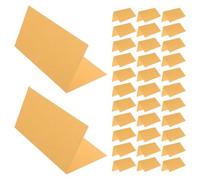 Gadpiparty 25 Pièces Marque-places Tentes Nominatives Dorés Pliables en | Disposition Assise Organisée, Visibilité Nette, pour Mariages et Célébrations, Lot de Cartes Élégantes