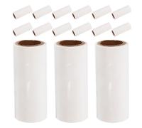 Gadpiparty 25 Recharges de Rouleau Anti-Poils d'animaux en Papier Blanc, Forte Adhérence, Usage Polyvalent pour Vêtements et Meubles la Maison Déplacement