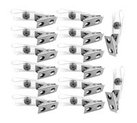 Gadpiparty 250 Pièces Lot de Clips Métal pour Badges avec Lanières PVC Transparentes à Double Trou Pinces Robustes pour Cartes Identité et Étiquettes Nom Compatibles avec Divers Porte-badges