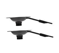 Gadpiparty 2Pièces Arronware Accessoires Métalliques pour Chaise De Base Noir pour Chaise Tournante