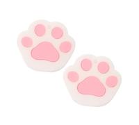 Gadpiparty 2pièces Cache-clés Forme De Patte De Chat Étuis Pour Clés Protection Pour Clés Pour De Maison Appartement Blanc Et Rose Silicone Souple