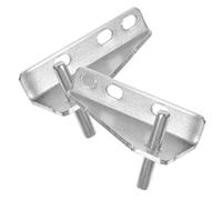 Gadpiparty 2pièces Charnière Professionnelle Inox Pour Porte Congélateur Avec Capuchon Antibruit Installation Facile Robuste Et Compatible Multiples Modèles