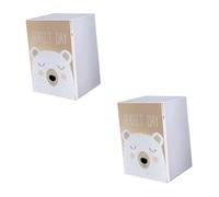 Gadpiparty 2pièces Couverture De Laveuse Étanche Housse De Machine à Laver Avec Motif Cartoon Anti-poussière Et Solaire Compatible Avec Modèles Lavable Et