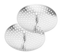 Gadpiparty 2pièces Crépine Évier Métal Lot De Récupérateur De Déchets Cuisine Égouttoir Sans Outil Pour Salle De Bain Évier