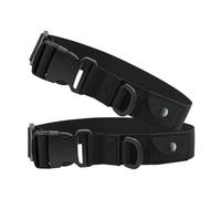 Gadpiparty 2pièces Lot de Colliers pour Chien de Protection Extérieure avec Pochette de Géolocalisation Noir