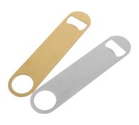 Gadpiparty 2pièces Ouvre-bouteilles Portable Inox Décapsuleur Bière Manuel Ergonomique Outil Fin pour Bar Cuisine Fêtes et Bartenders