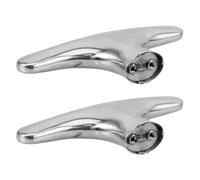 Gadpiparty 2pièces Poignée de Four Inox pour Buffet et Buffet Poignée Ergonomique pour Maintien Chaleur Résistante et Facile à Utiliser Compatible Remplacement Poêles et Taquets Acier