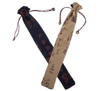 Gadpiparty 2pièces Sac Emballage Pour Éventails Style Chinois Pochette De Rangement Sac De Transport Pour Éventails Lot