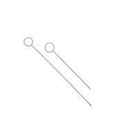 Gadpiparty 2pièces Tourneur De Boucle Long Pour Couture Et Bricolage Crochet De Retournement Fil Métallique Pour Tubes Biais Accessoire Tricot Et Couture Outil De Retournement Pour Sangles