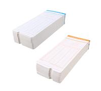 Gadpiparty 3 Ensembles Cartes De Pointage Pour Employés Papier Enregistrement Des Heures Simple Et Pratique Pour Bureau 200 Feuilles*3
