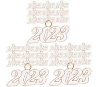 Gadpiparty 3 Ensembles Pendentif Année Pendentifs Pour La Fabrication De Bijoux Bijou Goodies Noel Breloques Pour La Fabrication De Porte-clés Petit Charme 2023 10 Pièces * 3