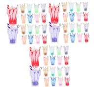 Gadpiparty 3 Ensembles Pendentif Glace Avec Tasses Scoop Accessoires Réutilisable Charmes De Glace Petites Breloques Pour La Fabrication De Bijoux Résine Réutilisable 30 Pièces * 3