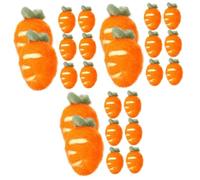 Gadpiparty 3 Ensembles Petits De Chapeau De Carotte Carottes en Feutre pour L'artisanat Carotte en Tissu Petite Décoration De Carotte en Feutrine Feutre De Laine 8 Pièces * 3