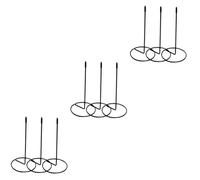 Gadpiparty 3 Ensembles Support De Reçus Acier Inoxydable Porte Mémo Pratique Et Stable Pour Bureau Organisation Des Factures Pour Restaurant Bureau Et Cuisine 3 Pièces * 3