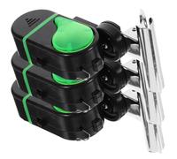 Gadpiparty 3 Pièces Alarme de Pêche la Carpe Détecteur de Touches Haute Sensibilité, LED Lumineuse, Clip Solide en Plastique, Alarme Sonore Forte pour Débutants et Garçon et Filles