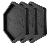 Gadpiparty 3 pièces Bol Alimentation pour Reptiles Hexagonal Antidéversement Plat Nourriture et Eau pour Tortues Lézards Petits Animaux