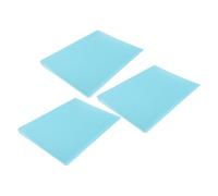 Gadpiparty 3 Pièces Classeurs Bleu Pages Porte Documents Simples pour Organisation des Rangement Bureau et École