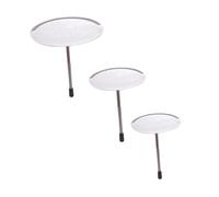 Gadpiparty 3 pièces Clous Fleur Acier Inoxydable pour Décoration Gâteaux Outils Réutilisables et Légers pour Pâtisserie DIY Accessoires Compacts pour Cupcakes Tartes et Desserts