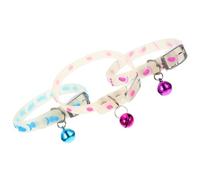 Gadpiparty 3 pièces Collier Lumineux pour Chien Lot Fluorescent et Confortable Sécurité Nocturne Renforcée pour Animaux de Compagnie Couleur Aléatoire Couleur Aléatoire