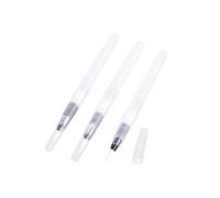 Gadpiparty 3 pièces Lot de Pinceaux Aquarelle à Réserve Eau Stylo Peinture à Réservoir Rechargeable Pinceaux à Eau Petits Moyens et Grands pour Calligraphie et à Nettoyer