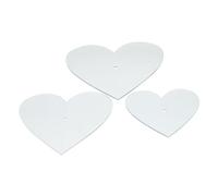 Gadpiparty 3 Pièces Règles Patchwork Acrylique Professionnelles pour Couture et Quilting Forme Cœur Simple Accessoires Quilting Pratiques et Faciles à Utiliser