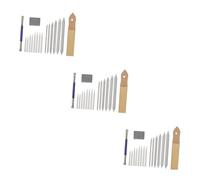 Gadpiparty 3 pièces Set de Tortillons et Estompes Papier pour Dessin Outil Dart avec Extenseur de Gomme Papier Abrasif Intégré pour Affûtage Kit pour Débutants Croquis