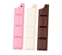 Gadpiparty 3 Pièces Stylo Bille Chocolat Gel Kawaii Décoratif pour École Bureau Design Réaliste Chocolat Stylos Originaux pour Garçon Fille et Adultes