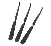 Gadpiparty 3 Pièces Wick Maintenance Tool Acier Inoxydable Crochet Torsadé Noir pour Entretien de Mèche de Bougie Extincteur de Flamme Compact pour Usage Domestique et Voyage