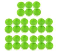 Gadpiparty 30 Pièces Bol Alimentation et Eau Reptile Vert Base Large Antiretournement pour Gecko Lézard Crabe Ermite Serpent et Grenouille Entretien Facile et Portable 30PCS