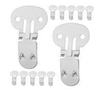 Gadpiparty 30 pièces Clips Chaussures Larges Acier Inoxydable Plat Accessoires Métalliques Légers et Creux pour Bricolage Clips Métal Chaussures pour Projets DIY et Voyage