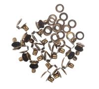 Gadpiparty 30 Pièces Kit de Réparation de Crochets en Laiton et Fer pour Lacets de Chaussures et Bottes, 8mm, Améliore la Stabilité, pour Aventure en Plein Air