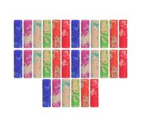 Gadpiparty 30 pièces Perles Tube Pierre Naturelle pour Fabrication Bijoux DIY Cylindriques Colorées pour Colliers Bracelets et Boucles Oreilles Espacement Lisse et Polyvalent