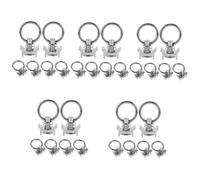 Gadpiparty 30pièces Anneaux De Fixation Inoxydable Avec Anneaux Accessoires De Suspension Pour Haut-parleurs Et Camions Système Arrimage Et Pratique