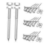 Gadpiparty 30pièces Piquets Aération Métal pour Sabot Aérateur De Sol Pointes De Rechange pour Aérateur De Pelouse Équipement Entretien pour Jardins Divers