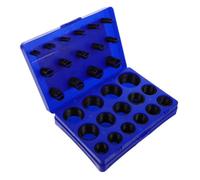 Gadpiparty 363 Pièces Kit de Joints Toriques Hydrauliques en Nitrile Bleu | Résistant à L’huile, Trié et Pratique, pour Raccords de Tube et Entretien Automobile sur Site