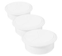 Gadpiparty 3pièces Bouchons Ronds pour Câbles Plastique pour Gestion des Câbles De Bureau Couvercles Pratiques pour Organiser Les Fils Et Améliorer Esthétique des Espaces De Travail